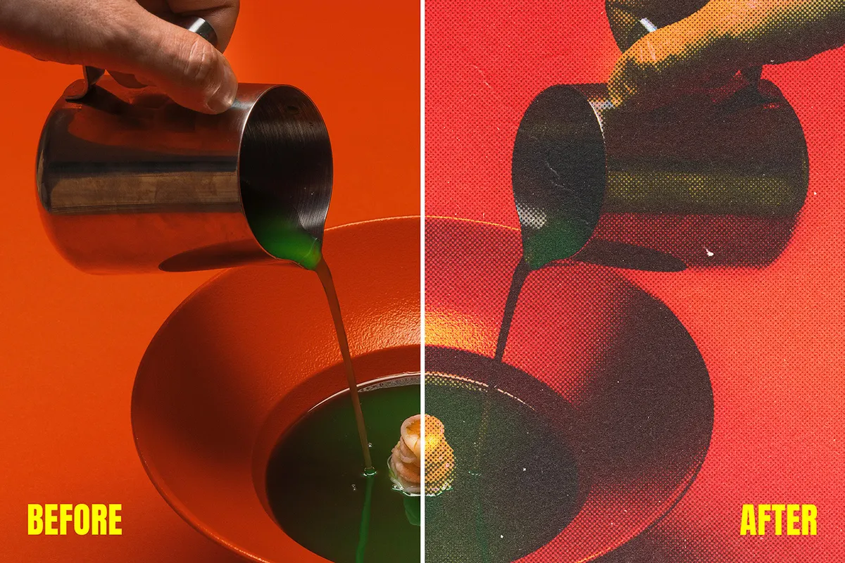Retro Magazine Halftone Actions