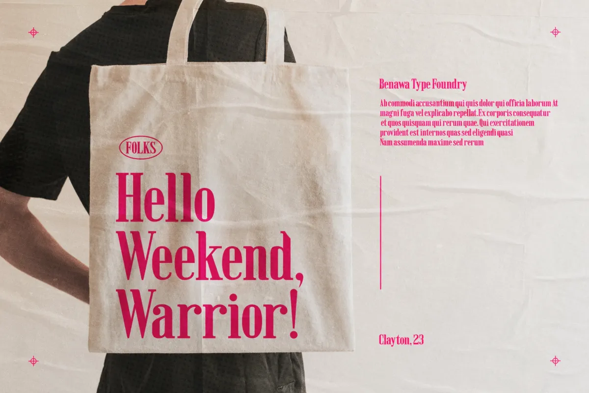 Postress - Condensed Serif Font