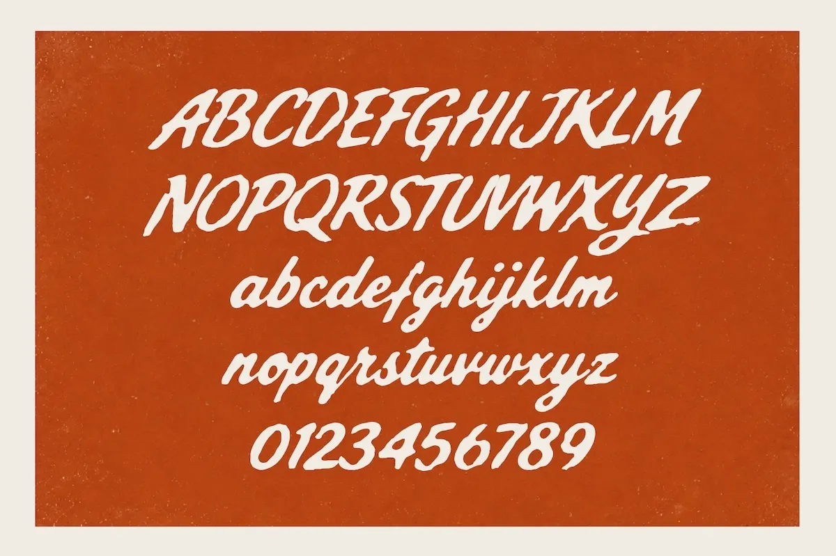 Gearline Motors - Vintage Garage Font Family