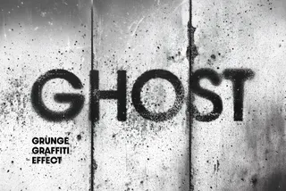 Textured Distortion Text Effect