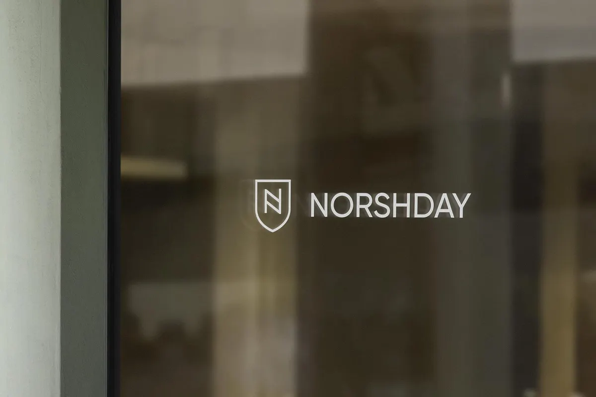 Logo Mockup Luxury Window Sign