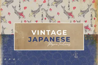 Vintage Japanese Paper Textures