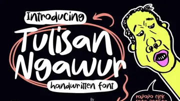 Tulisan Ngawur — Handwritten Font
