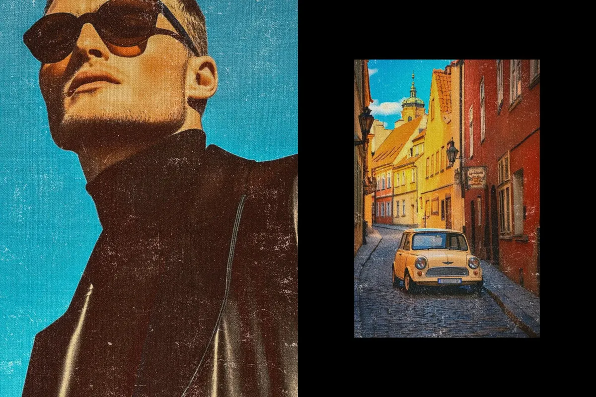 Worn Old Book Photo Effect