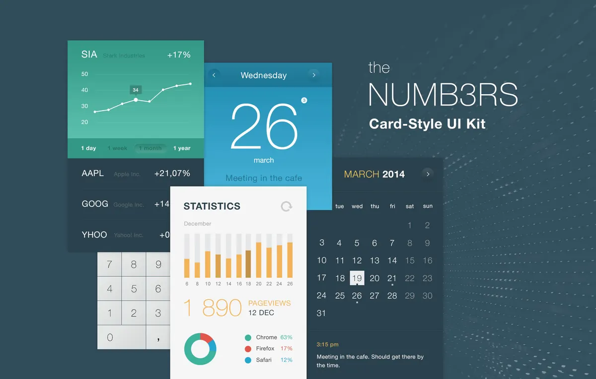 Numbers UI Kit