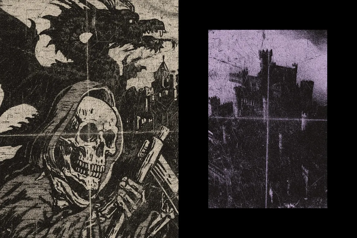 Retro Dust Comic Effect