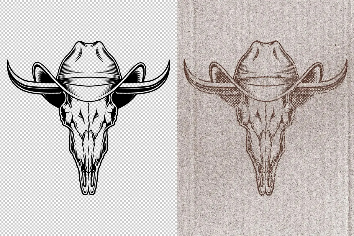 Wild Craft Print Effect