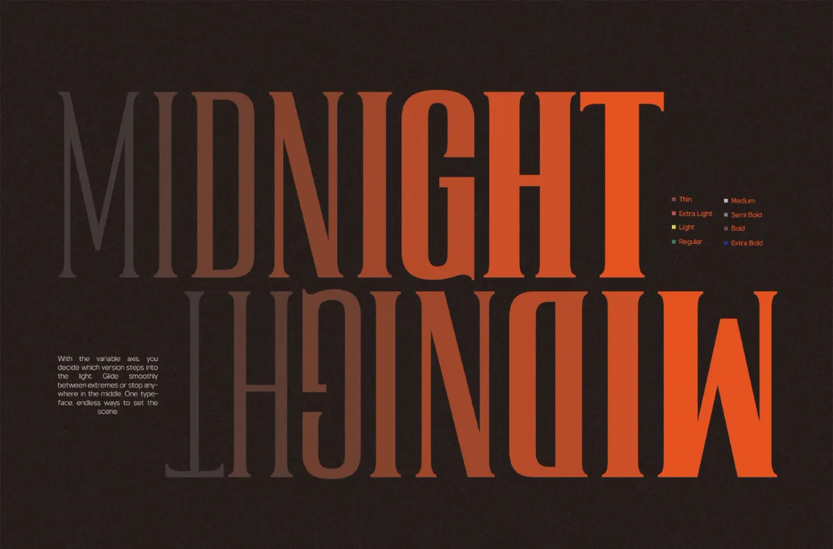 TRT Regard - Condensed Display Font