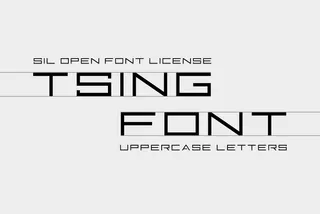 Tsing Space Font