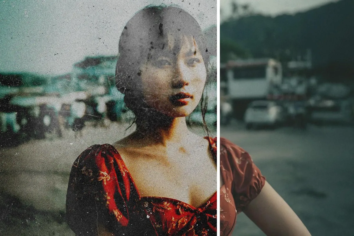 Old Printed Photo Effect
