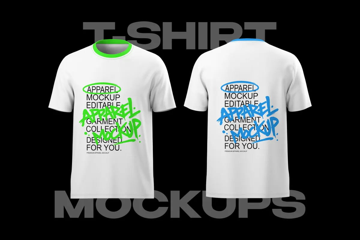 Regular T-Shirt Mockups 3D
