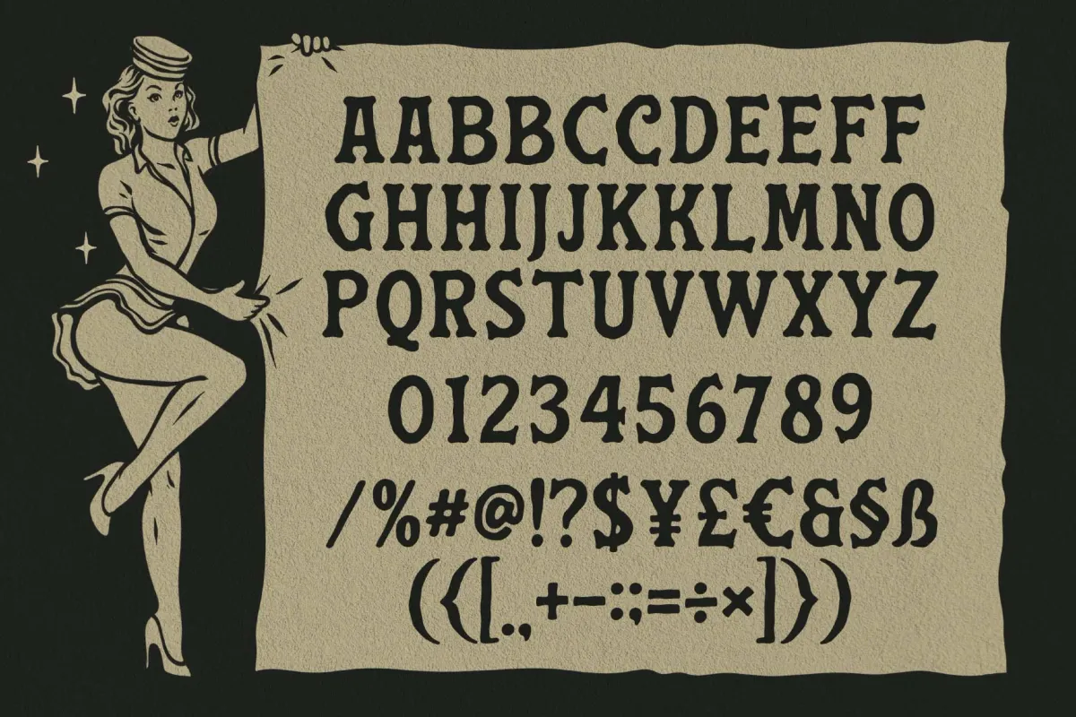 Marley Antique - Vintage Handdrawn Serif Font