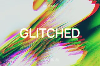 Abstract Glitched Backgrounds