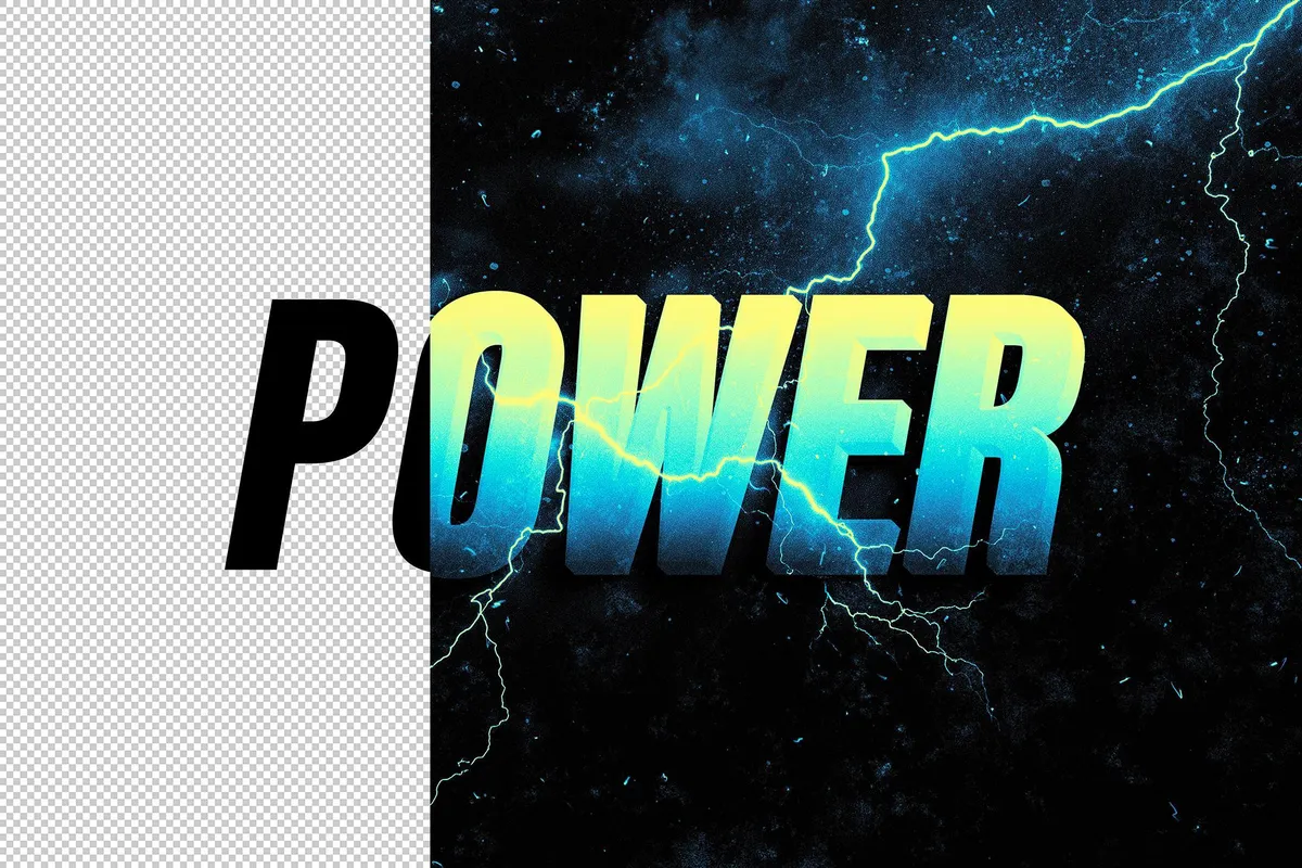 Lightning Text Effect