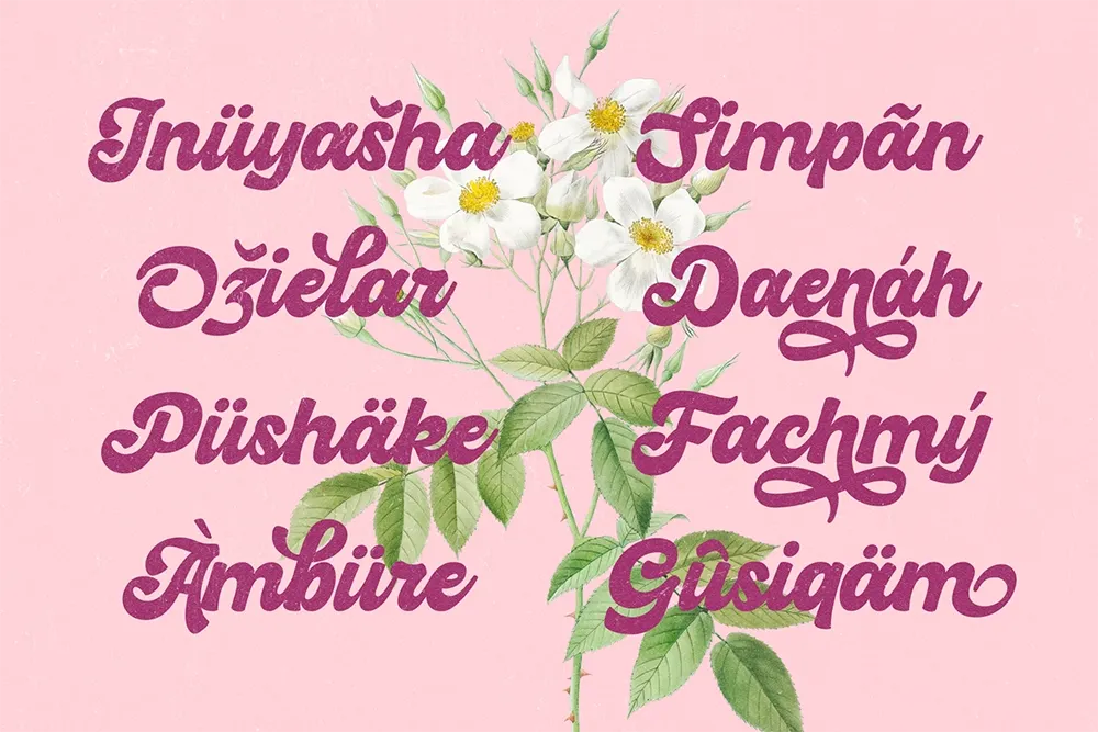 Hiderh Mahen - Groovy Script Font