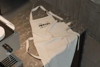 Professional Chef Apron Mockup