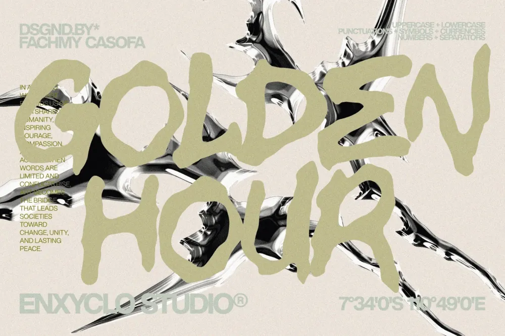 Enghola - Urban Graffiti Brush Font