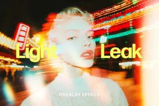 Light Leaks Overlay Photo Effect