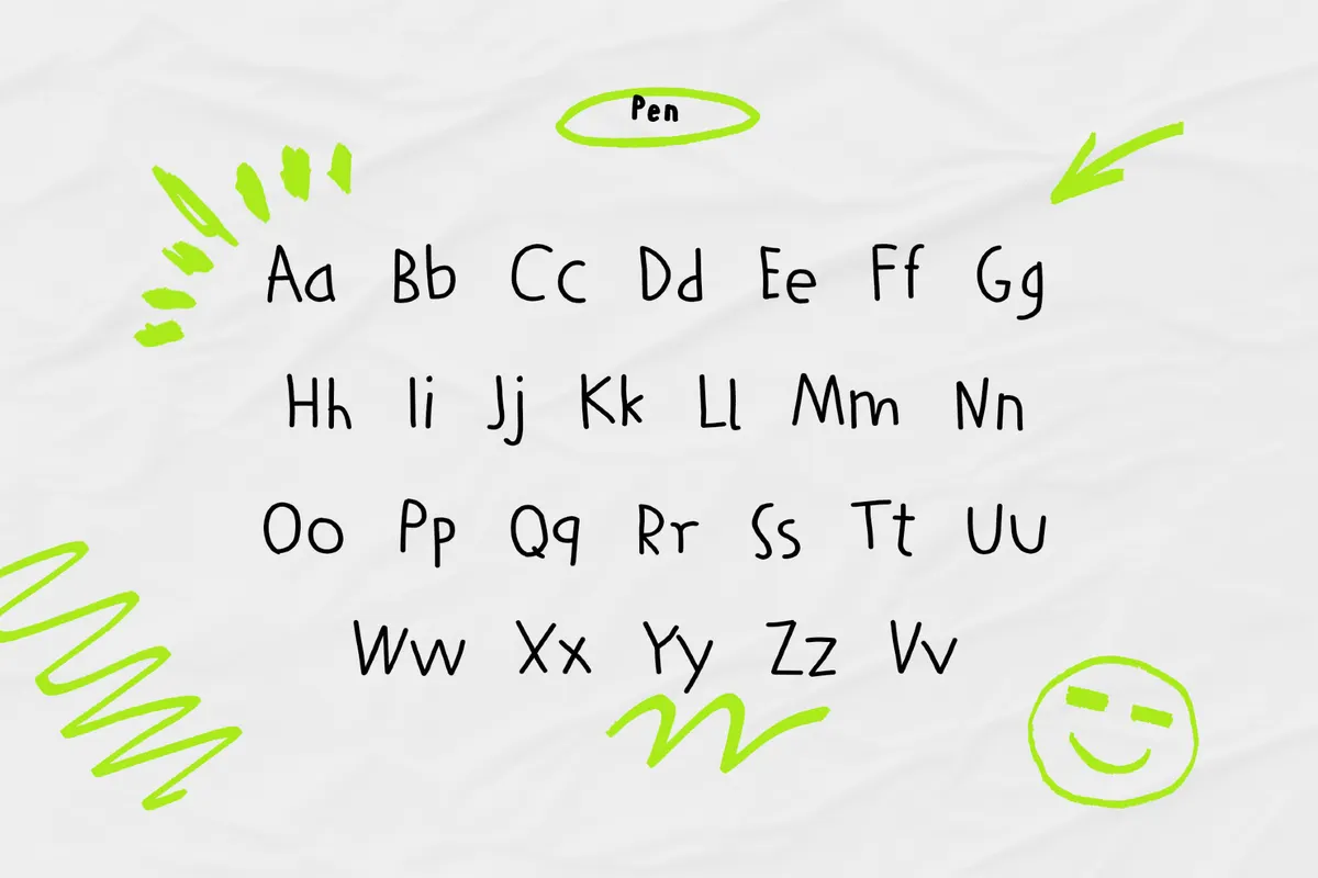 Krikikrak Typeface