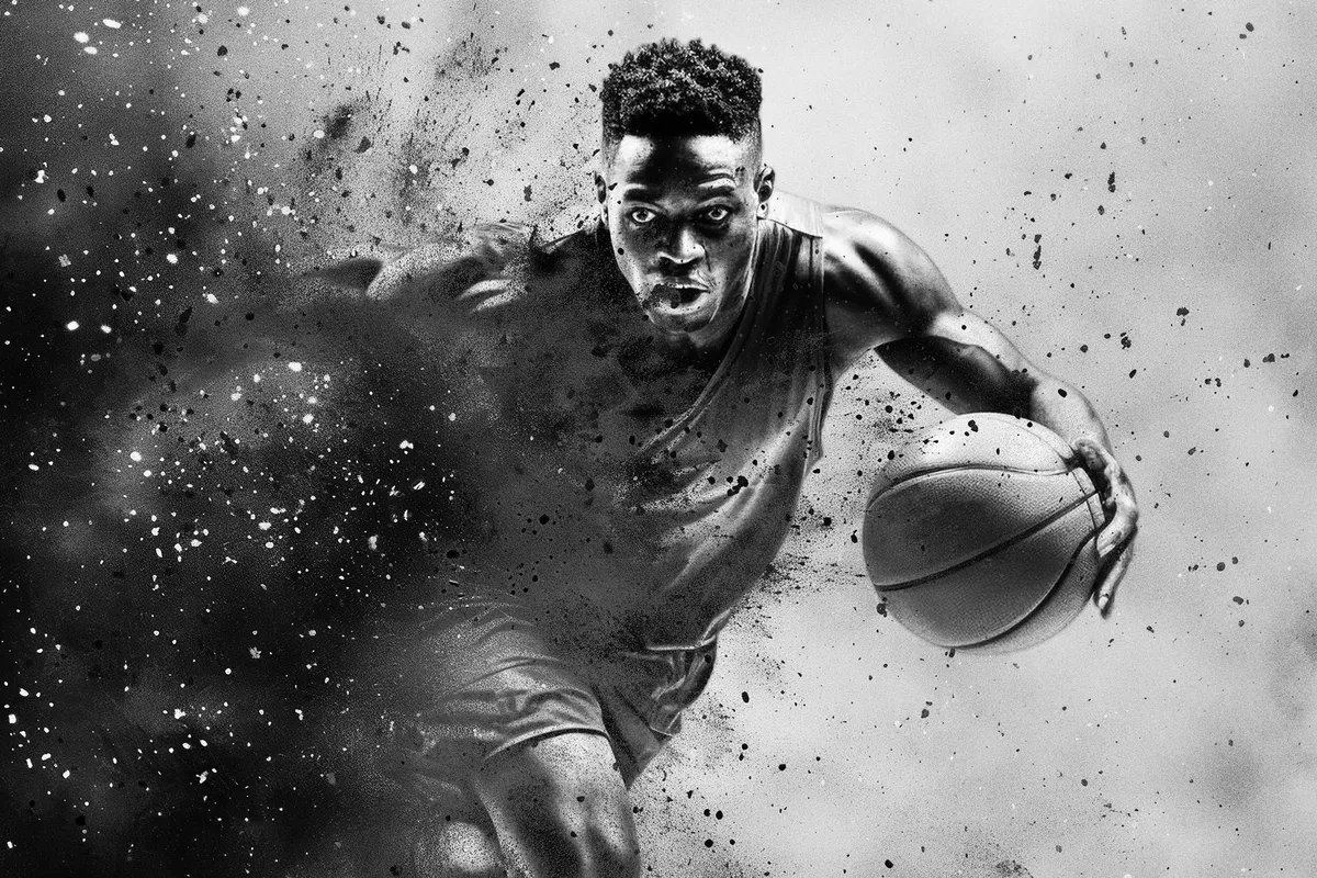 Dust Powder Photo Effect