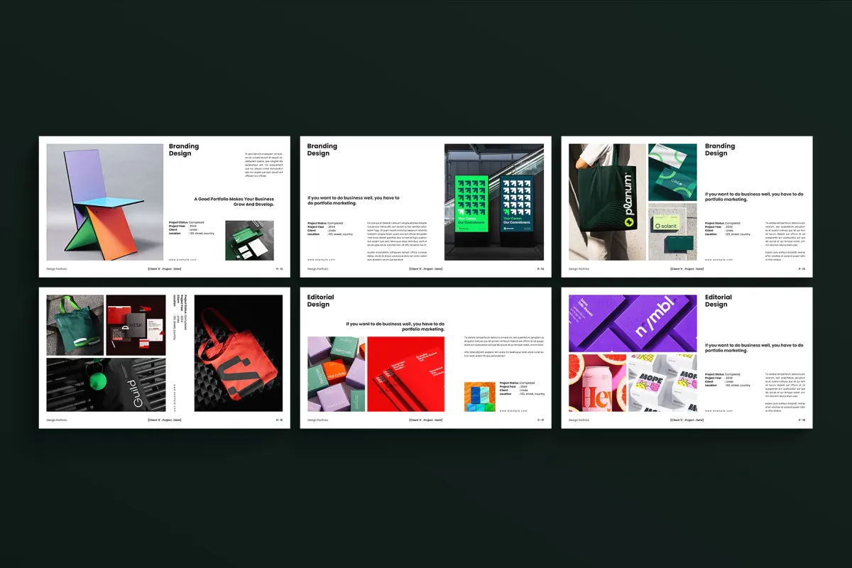 Graphic Design Portfolio Presentation Template