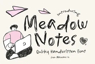 Meadow Notes – Quirky Handwritten Font