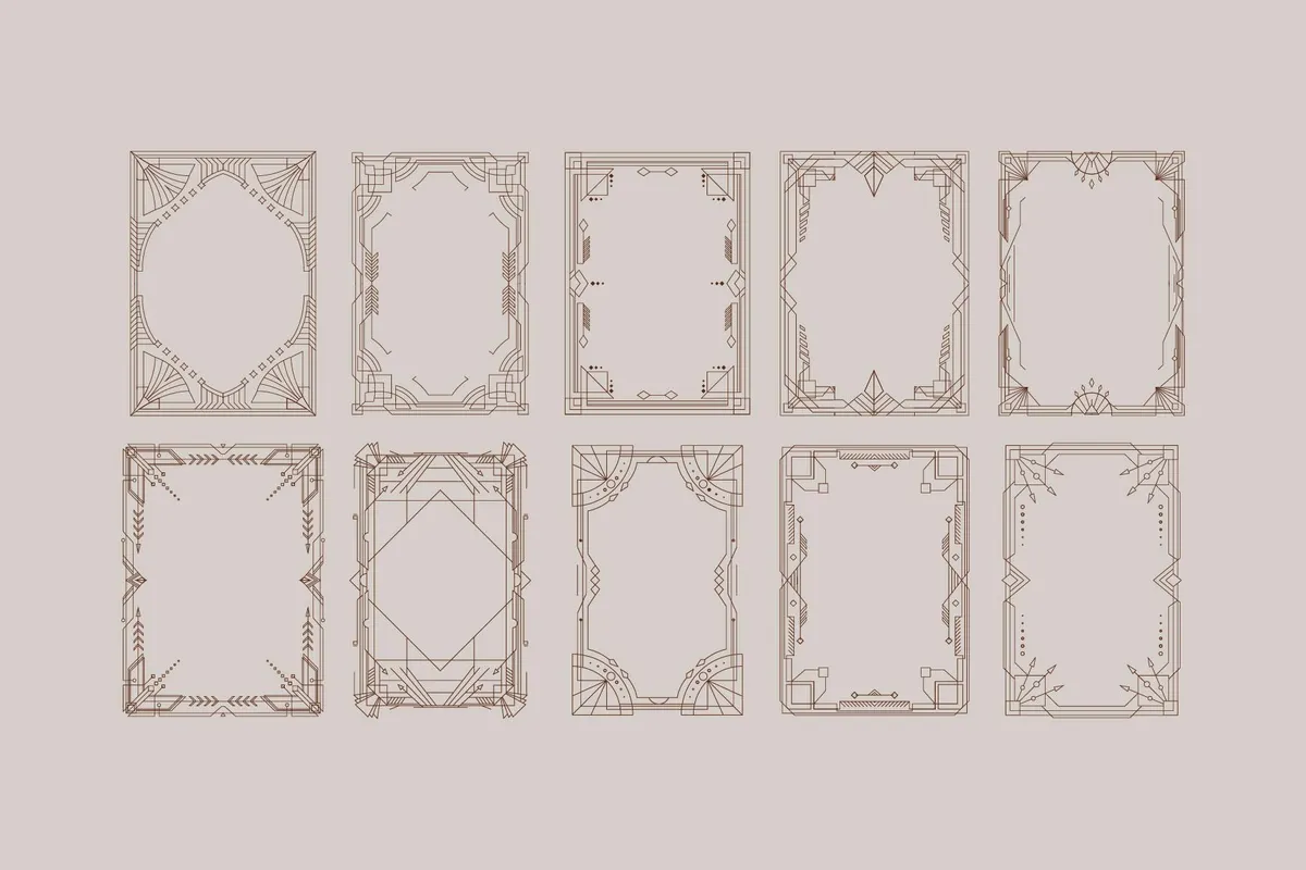 Art Deco Frames Collection