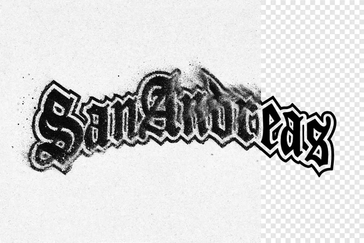 Dust Distortion Text & Logo Effect