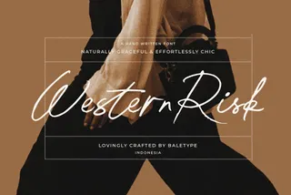 Western Risk — Handwritten Script