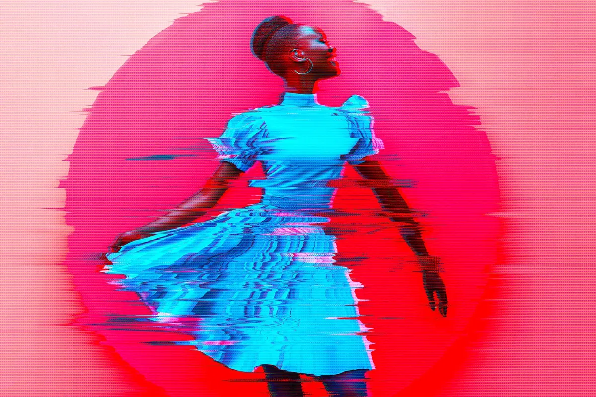 Smudged Bad Signal Photo Effect