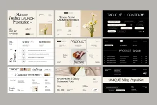 Skincare Product Launch Presentation Powerpoint