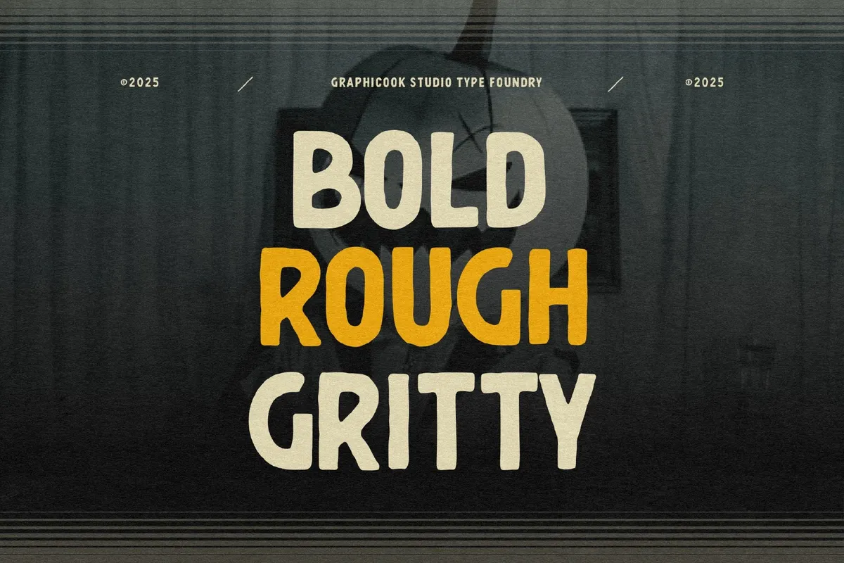 Rushnore Old Horror Movie Font