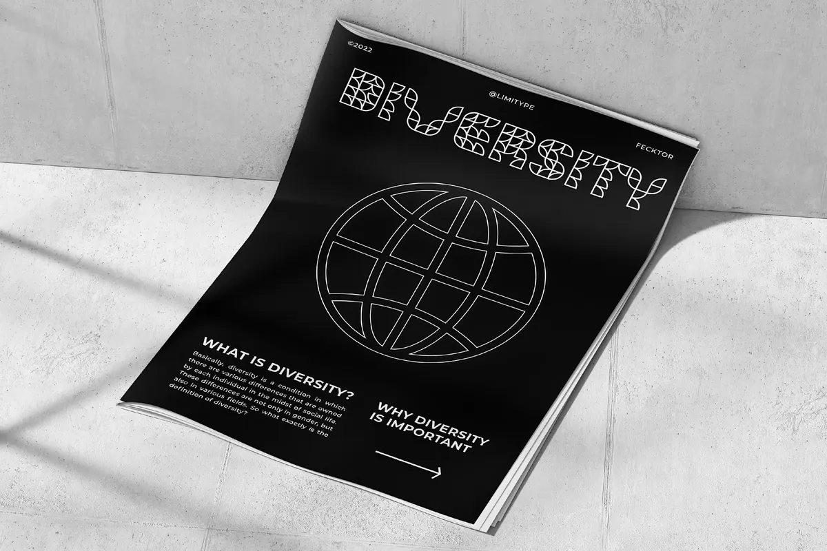 Fecktor — Modern Art Deco Font