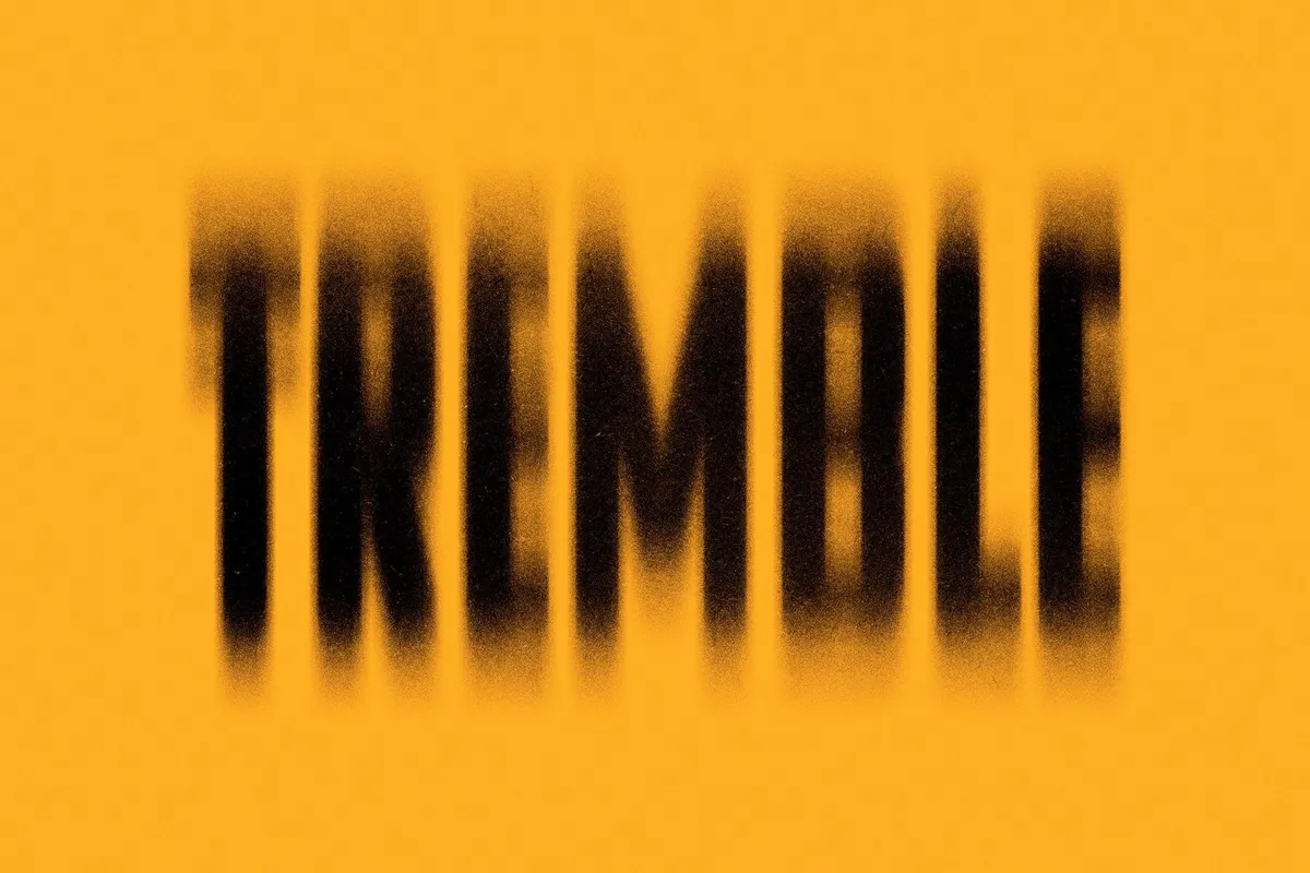 Tremble Blurred Text Effect