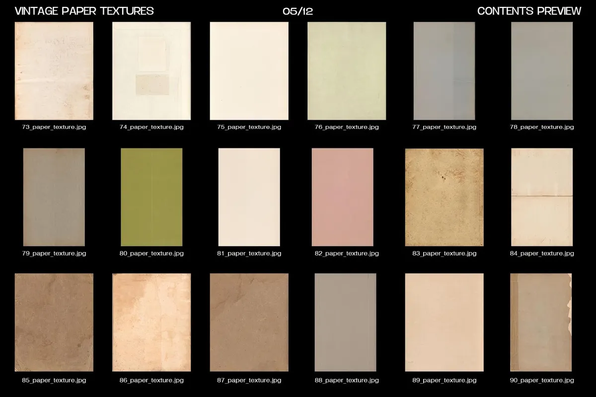 Vintage Paper Textures