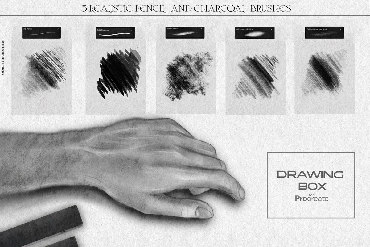 Drawing Box Pencils — Procreate Brushes