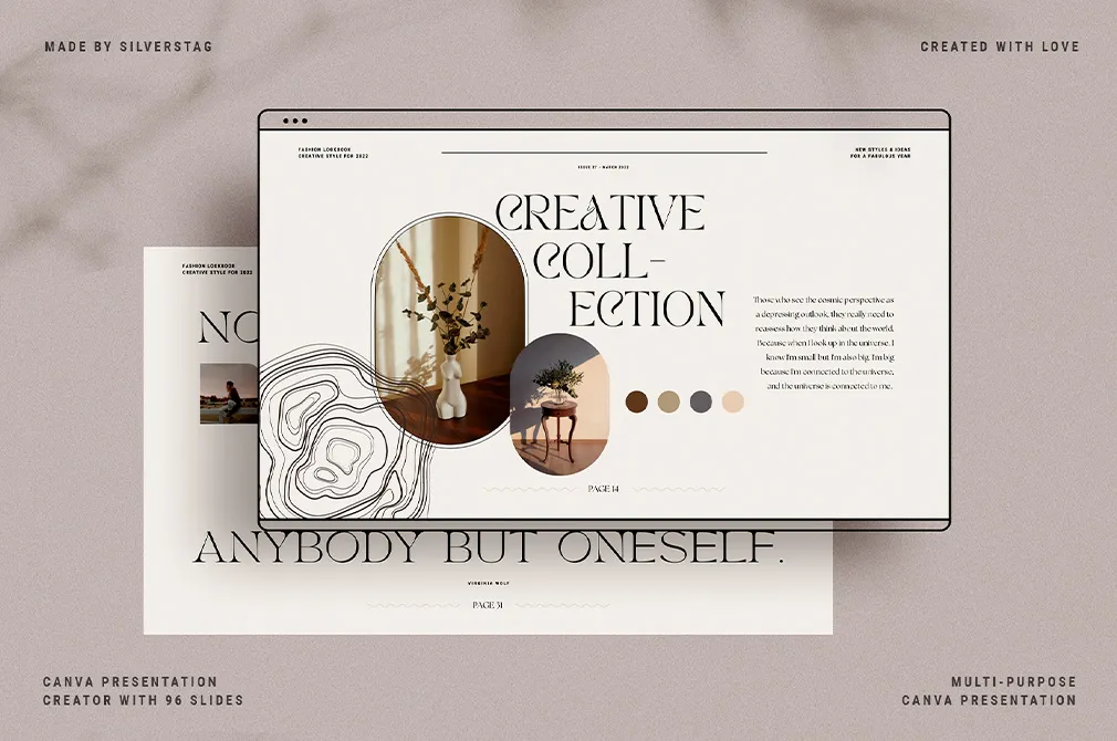 Blanche Canva Presentation Creator