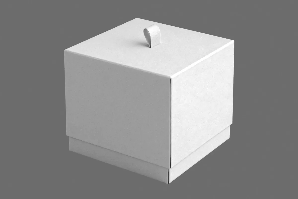 Luxury Box Mockup with Lid