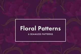 6 Seamless Floral Patterns