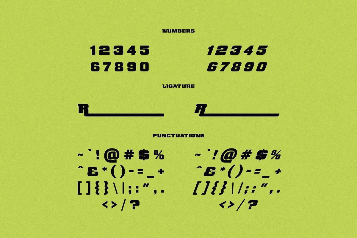 Gritstorm - Sport Typeface