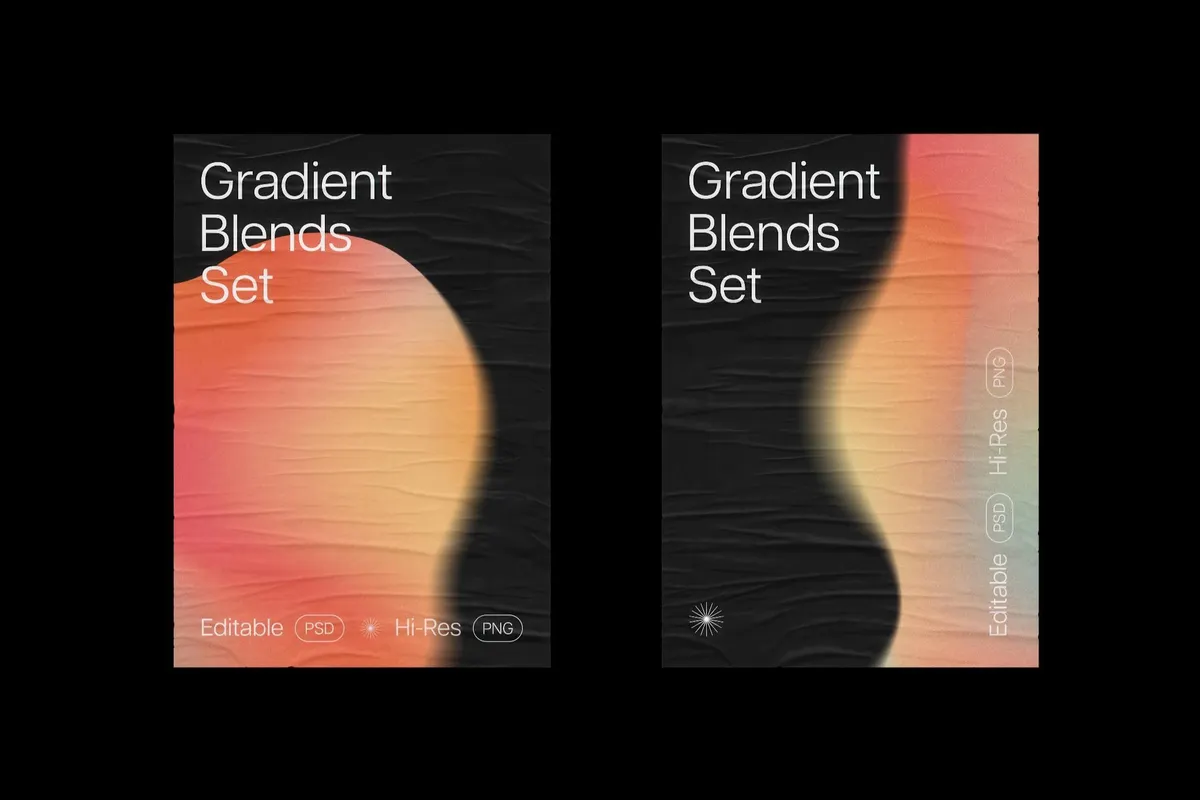 Soft Blend Gradient Texture Collection