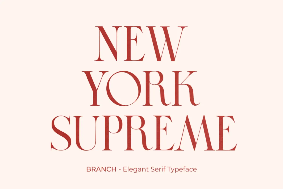 BRANCH - Elegant Serif Font