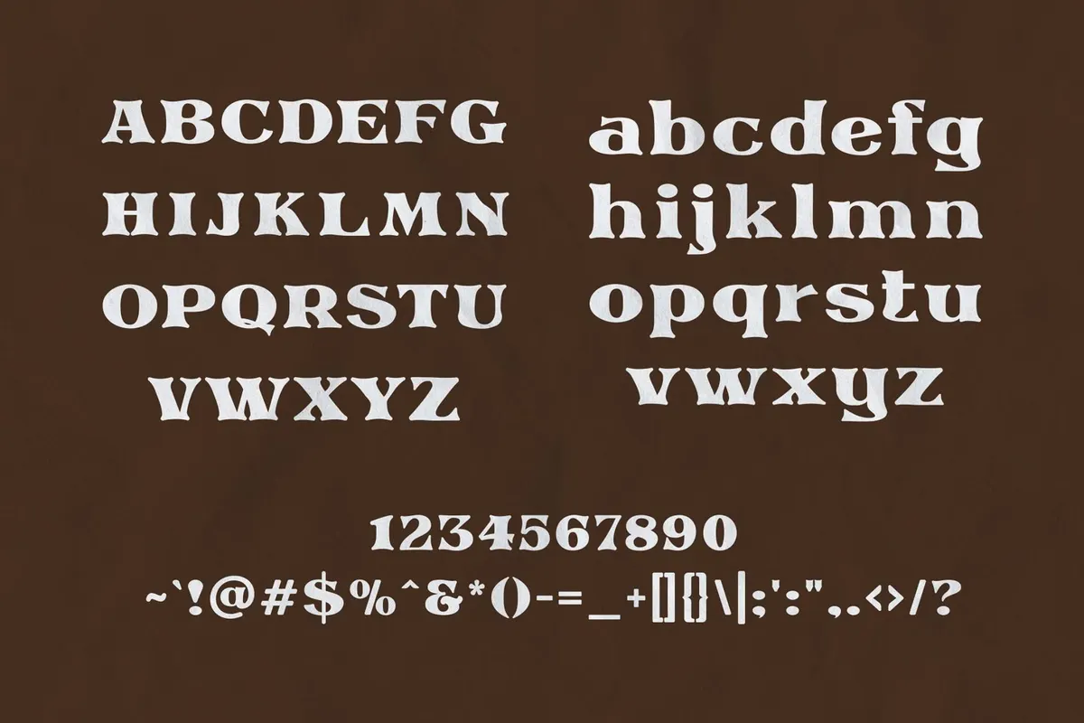 Heritage Trails - Western Typeface