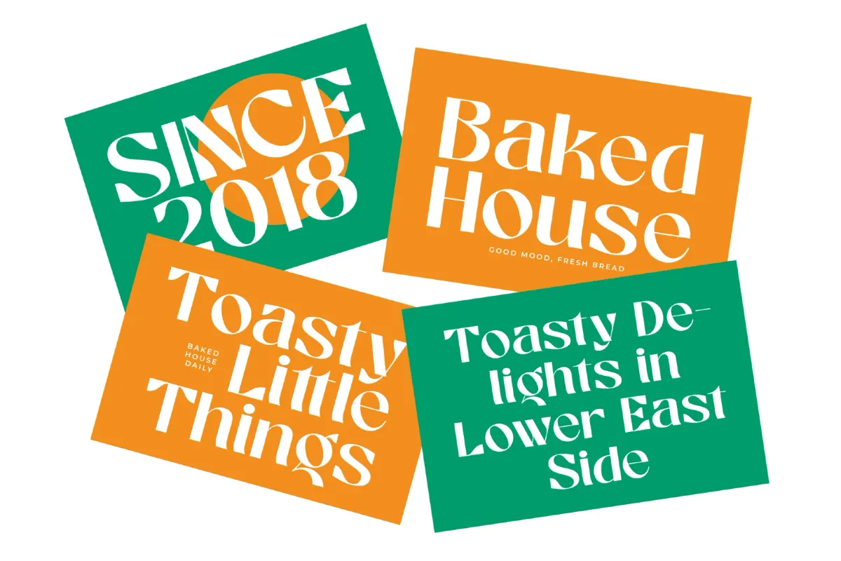 Brigsa - Bold High-Contrast Display Font