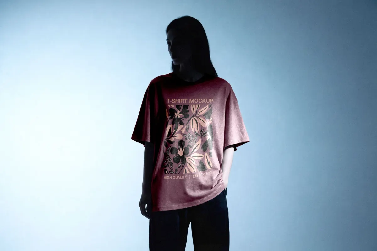 Women’s Oversized T-Shirt Mockup