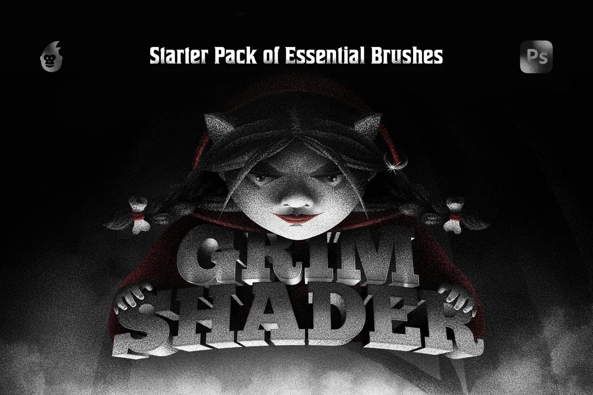 Grim Shader Photoshop Brushes