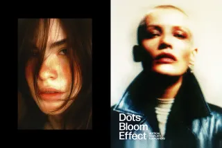 Retro Bloom Dots Effect