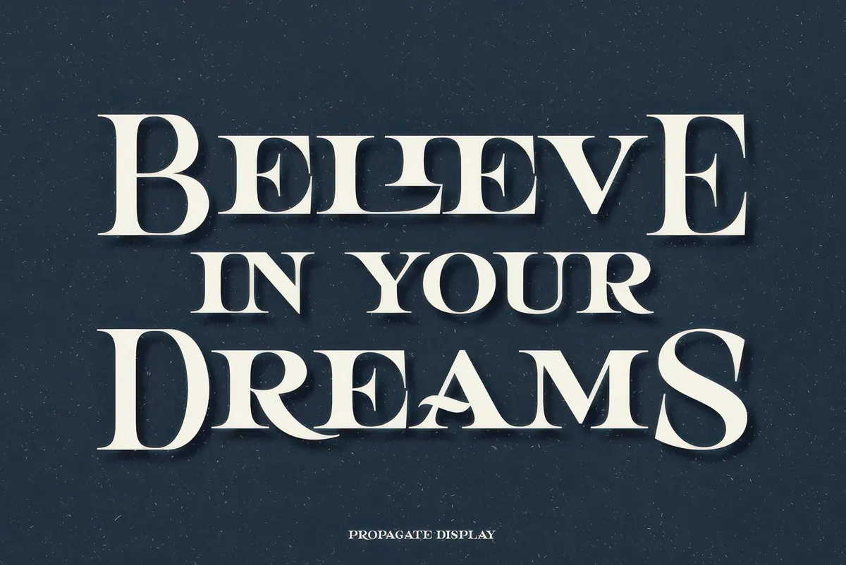 Propagate — Vintage Serif