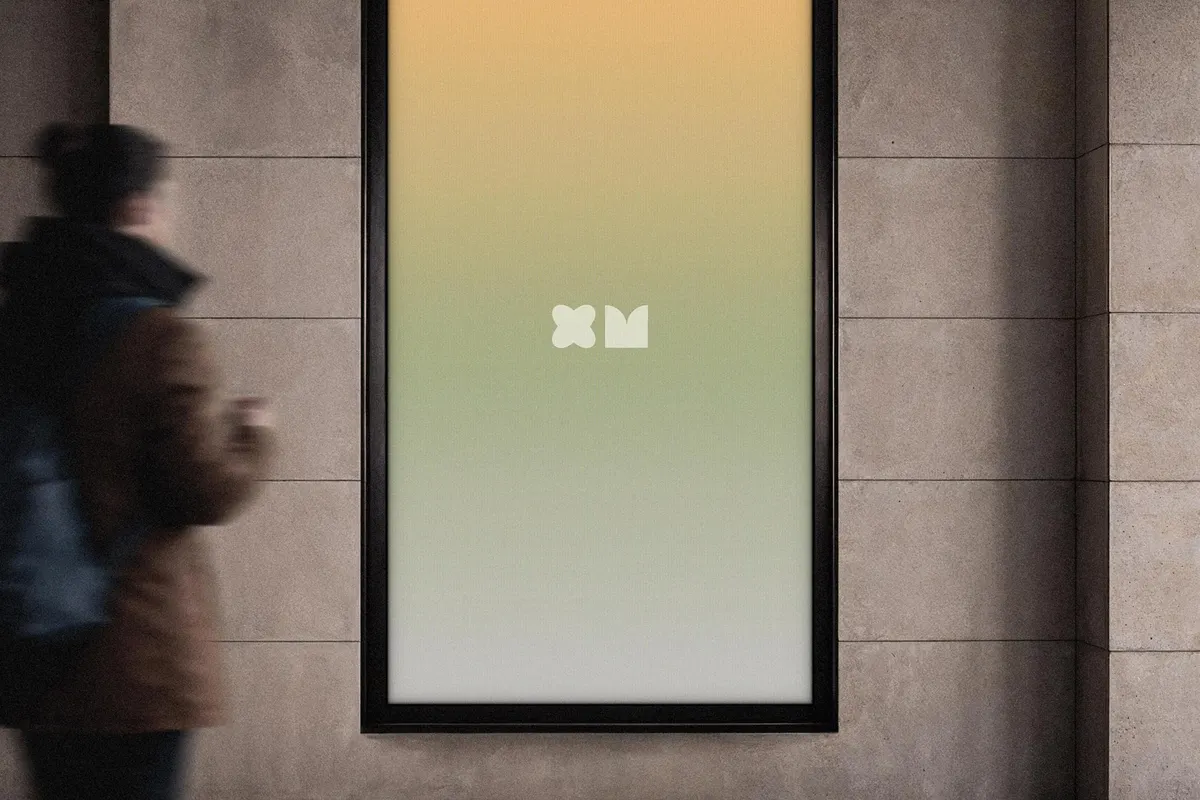 Outdoor Vertical Screen Mockup