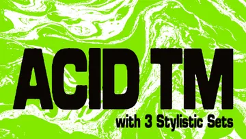 Acid TM — Rugged Dynamic Typeface